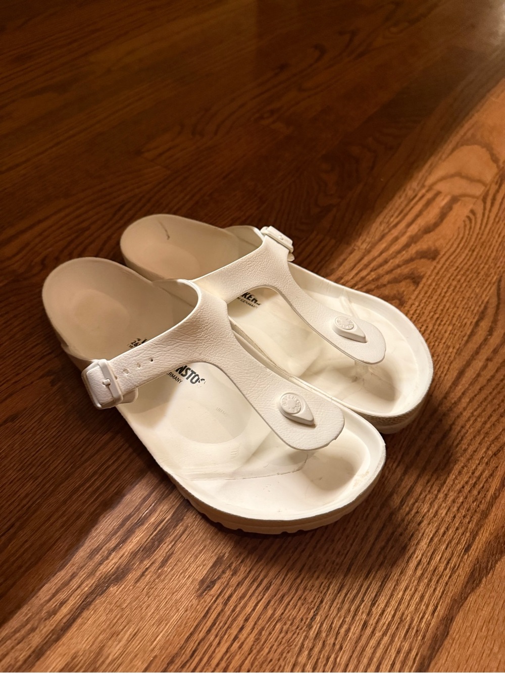 White Women's Birkenstock Sandals